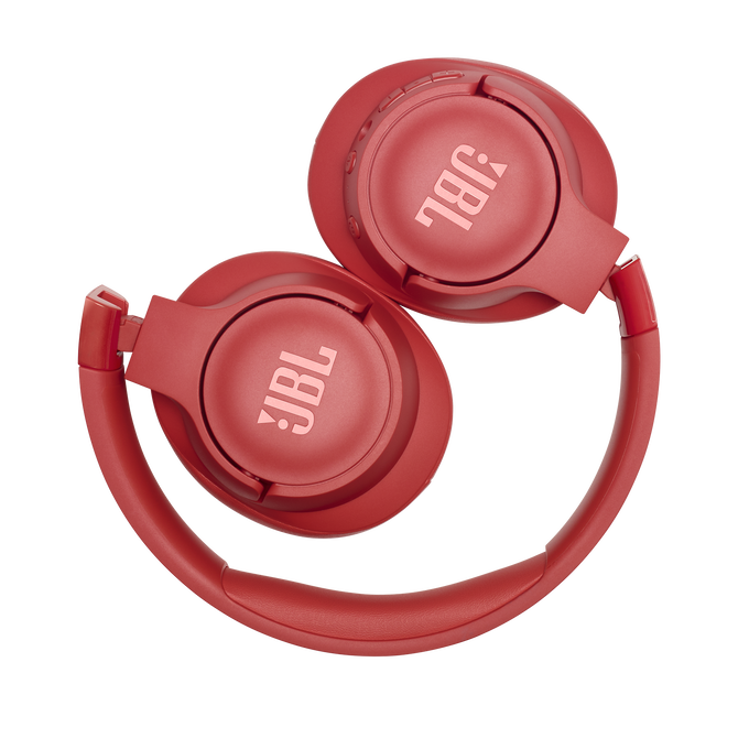 JBL Tune 750BTNC - Coral Orange - Wireless Over-Ear ANC Headphones - Detailshot 2 image number null